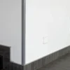 PVC corner protector angle trim fitted on a wall corner Self-adhesive PVC wall corner protector angle trim fitted on a wall corner
