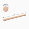 Beech wood dowel rod with 12 mm diameter and 1 m length marked